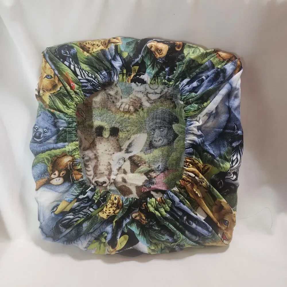 Animal Print Full Coverage QSnap Dust Guard Cover 8 inch Elastic Handmade B16